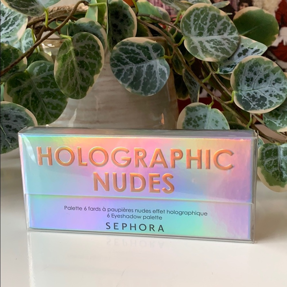 NWT Sephora eye shadow set holographic nudes